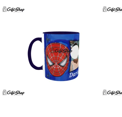 Spiderman, cana personalizata cu poza si text, 330ml, model 3368